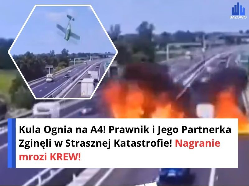 Kula Ognia na A4! Prawnik i Jego Partnerka Zginęli w Strasznej Katastrofie! Nagranie mrozi KREW!